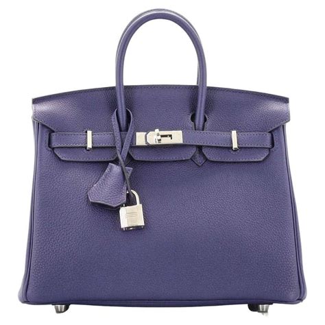 HERMES Togo Birkin 30 Bleu Encre 1491060 